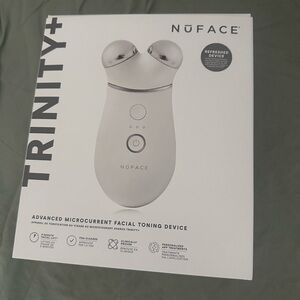 NuFace White and Silver Facial Toning Device